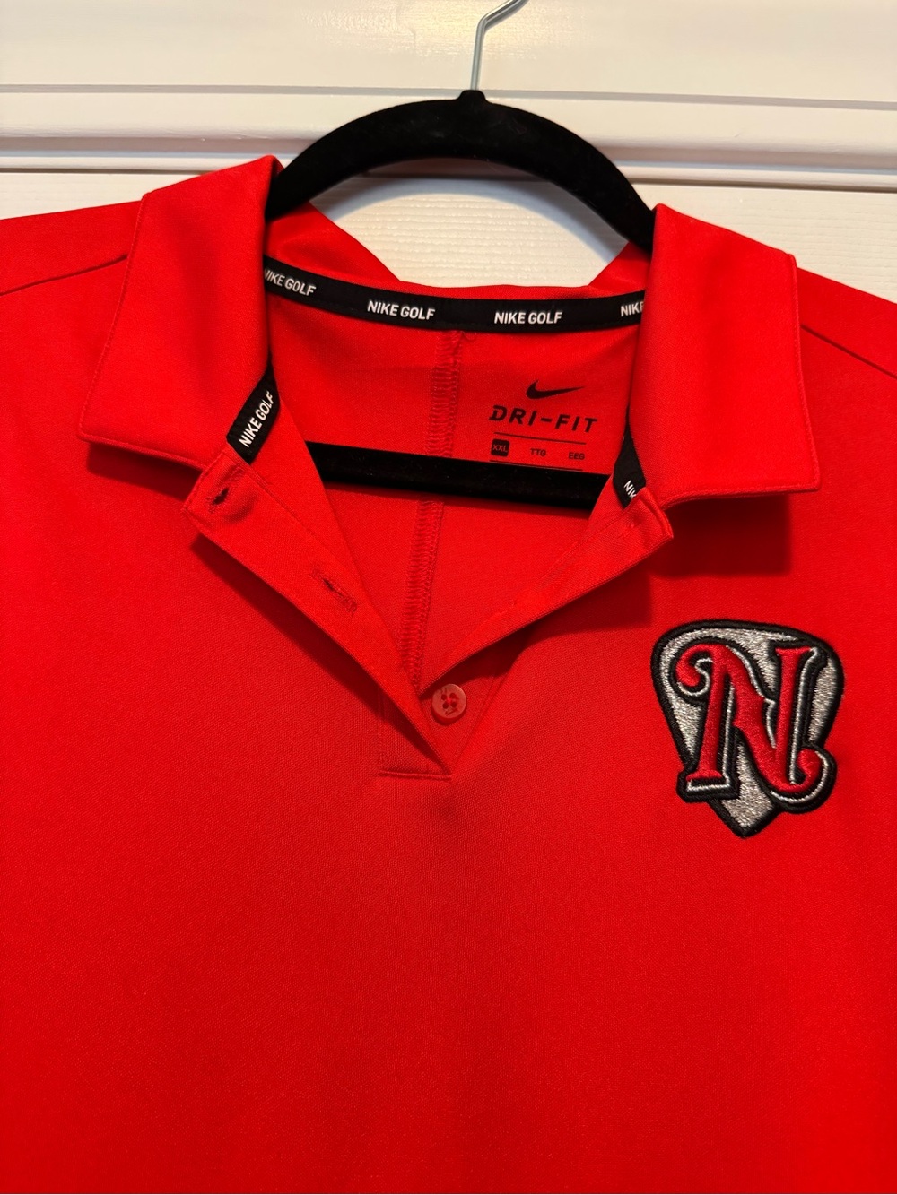 Nashville Sounds Nike Golf Dri-FIT Polo Shirt Red Embroidered Logo Women’s